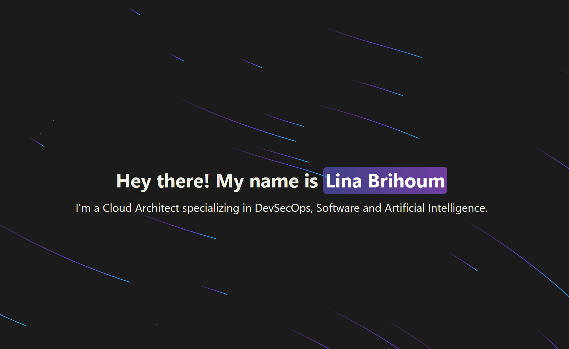 Screenshot of Technical Portfolio & Blog